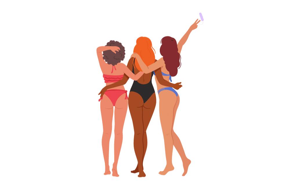 period products, period swimwear, menstrual cup